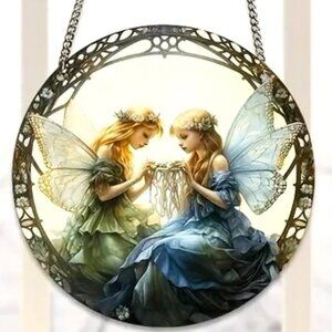 Fairy Suncatcher Fairies Elf Fantasy Friends Hanging Window Colorful In/outdoor